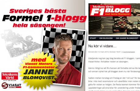 F1-bloggen med Janne Blomqvist